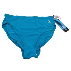 TYR DURAFAST ELITE® WOMEN'S Plus Size HIGH-WAIST SWIM BOTTOM , Seafoam Sz. 20